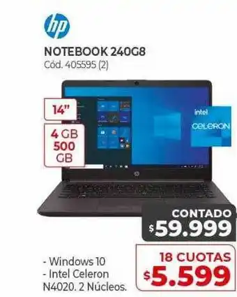 Naldo Lombardi Notebook 240g8 Hp oferta