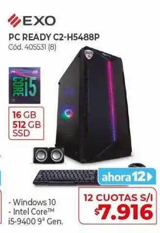 Naldo Lombardi Pc Ready C2-h5488p Exo oferta