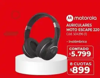Naldo Lombardi Auriculares Moto Escape 220 Motorola oferta