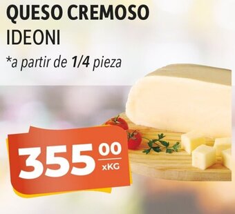 El Milagro Mayorista Queso Cremoso Ideoni oferta
