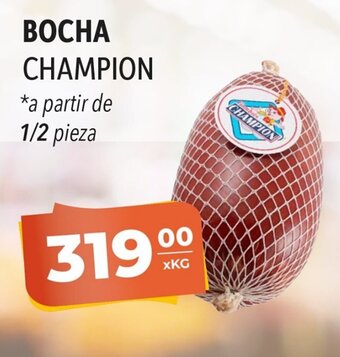El Milagro Mayorista Bocha Champion oferta
