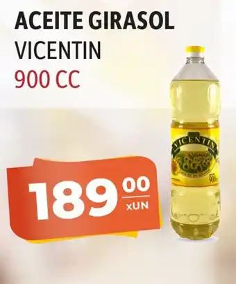 El Milagro Mayorista Vicentin Aceite Girasol 900cc oferta