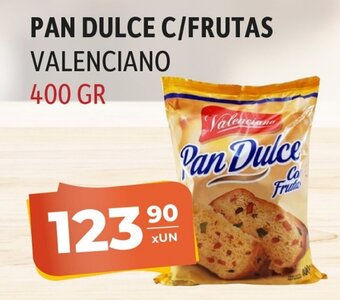 El Milagro Mayorista Pan Dulce C/Frutas Valenciano 400gr oferta
