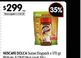 Disco Nescafe Dolca Suave Doypack 170gr oferta