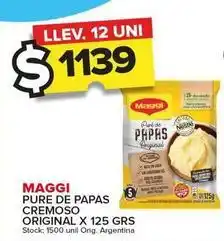 Carrefour Maxi Maggi - pure de papas cremoso original oferta