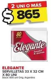 Carrefour Maxi Elegante - servilletas oferta