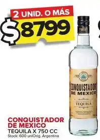 Carrefour Maxi Conquistador de mexico - tequila oferta