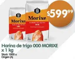 Supermercados Buenos Días Harina de trigo 000 MORIXE x 1 kg oferta