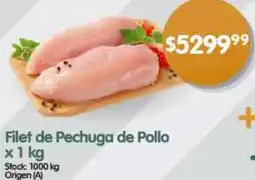 Supermercados Buenos Días Filet de Pechuga de Pollo x 1 kg oferta