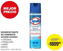 Atomo Conviene DESINFECTANTE DE AMBIENTE AYUDIN EXPERT 332ML oferta