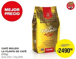 Atomo Conviene CAFÉ MOLIDO LA PLANTA DE CAFÉ 250g oferta