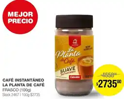 Atomo Conviene CAFÉ INSTANTÁNEO LA PLANTA DE CAFÉ FRASCO 100g oferta