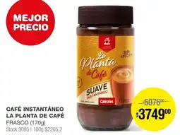 Atomo Conviene CAFÉ INSTANTÁNEO LA PLANTA DE CAFÉ FRASCO 170g oferta