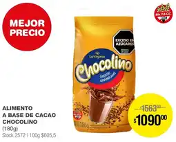 Atomo Conviene ALIMENTO A BASE DE CACAO CHOCOLINO 180g oferta