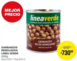 Atomo Conviene GARBANZOS REMOJADOS LINEA VERDE 300G oferta
