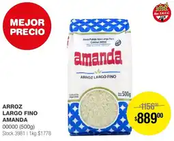Atomo Conviene ARROZ LARGO FINO AMANDA 00000 500G oferta