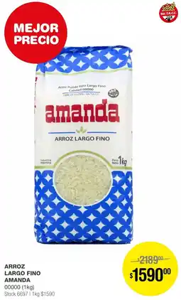 Atomo Conviene ARROZ LARGO FINO AMANDA 00000 1kg oferta