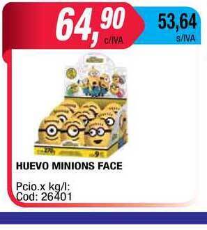Maxiconsumo Huevo Minions Face oferta