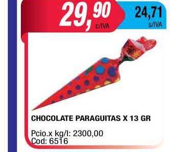 Maxiconsumo Chocolate Paraguitas x 13gr oferta