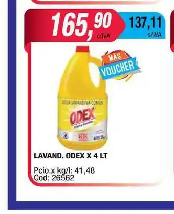 Maxiconsumo Lavand. Odex x 4Lt oferta