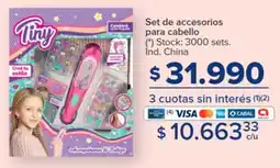 Carrefour Set de accesorios para cabello oferta