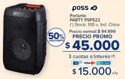 Carrefour Poss Parlante PARTY PSPS22 oferta