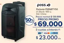 Carrefour Poss Parlante PSPARTY50 oferta