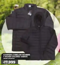 Supermayorista Vital CAMPERA CANELON HOMBRE Y MUJER COLORES VARIOS oferta