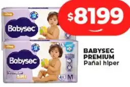 Supermayorista Vital BABYSEC PREMIUM Pañal hiper oferta