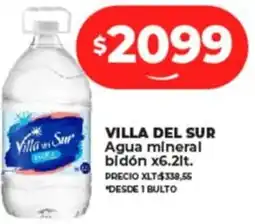 Supermayorista Vital VILLA DEL SUR Agua mineral bidón x 6.2lt oferta