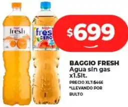 Supermayorista Vital BAGGIO FRESH Agua sin gas x 1.5lt oferta