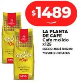 Supermayorista Vital LA PLANTA DE CAFE Cafe molido x 125 oferta
