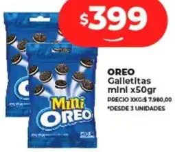 Supermayorista Vital OREO Galletitas mini x 50gr oferta