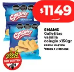 Supermayorista Vital SMAMS Galletitas vainilla colegio x 150gr oferta
