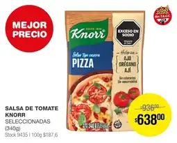 Atomo Conviene KNORR SALSA DE TOMATE 340g oferta