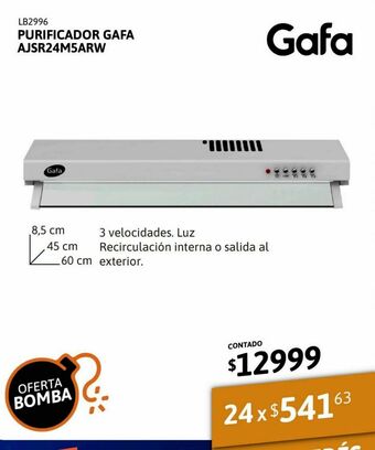 Cetrogar Purificador de aire gafa oferta