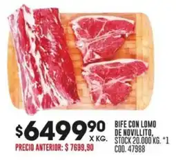 Coto BIFE CON LOMO DE NOVILLITO oferta