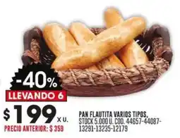 Coto PAN FLAUTITA VARIOS TIPOS oferta