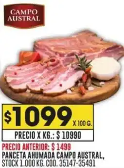 Coto CAMPO AUSTRAL PANCETA AHUMADA oferta
