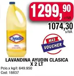 Maxiconsumo LAVANDINA AYUDIN CLASICA X 2 LT oferta