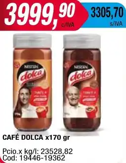 Maxiconsumo CAFÉ DOLCA x 170 gr oferta