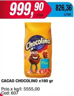 Maxiconsumo CACAO CHOCOLINO x180 gr oferta