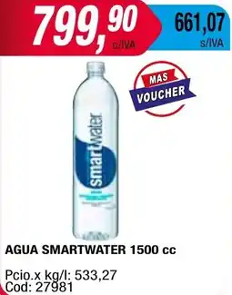 Maxiconsumo AGUA SMARTWATER 1500 cc oferta