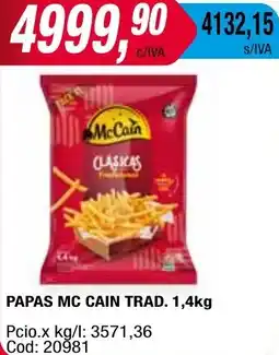Maxiconsumo PAPAS MC CAIN TRAD. 1,4kg oferta