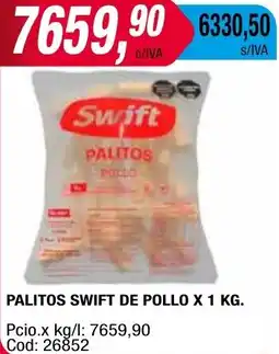 Maxiconsumo PALITOS SWIFT DE POLLO X 1 KG oferta