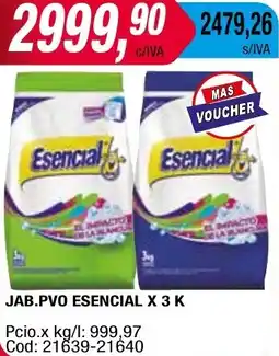 Maxiconsumo JAB.PVO ESENCIAL X 3 K oferta