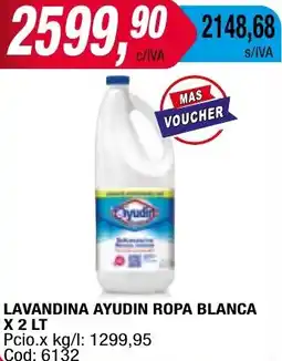 Maxiconsumo LAVANDINA AYUDIN ROPA BLANCA X 2 LT oferta