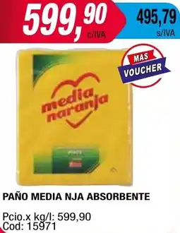 Maxiconsumo PAÑO MEDIA NJA ABSORBENTE oferta