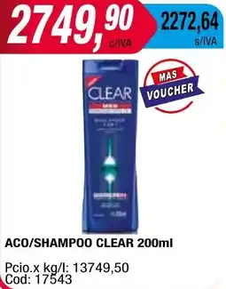 Maxiconsumo ACO/SHAMPOO CLEAR 200ml oferta