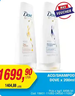 Maxiconsumo ACO/SHAMPOO DOVE x 200ml oferta